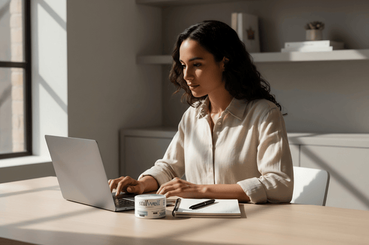 Women doing work using Stillwell in her daily routine 