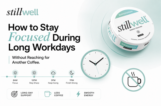 diagram showing how to stay focus all day with stillwell