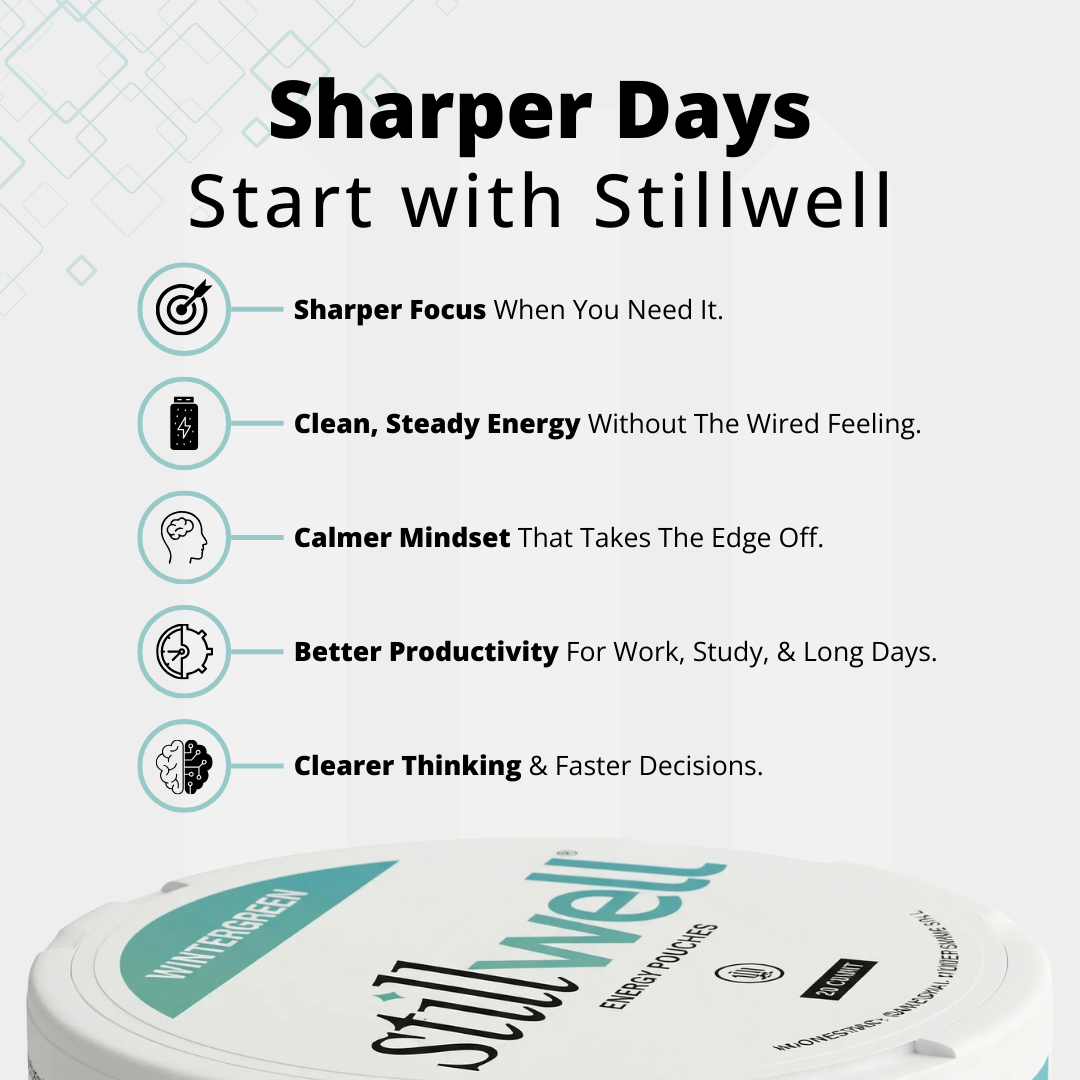 Stillwell Energy Pouches- No Nicotine